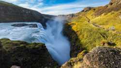 Gullfoss, uno de los clásicos del círculo de oro en Islandia