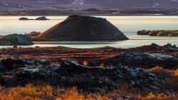 Un crater más en el lago Myvatn