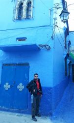 El azul típico de chefchaouen