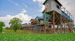 Kampong phluk, Y en temporada de agua llega hasta arriba