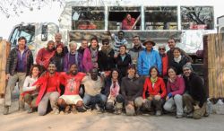 El grupo de viajeros del Okavango, geniales compañeros