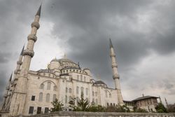 Mezquita Azul en Estambul (parte trasera)