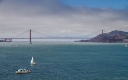 El Golden Gate desde Alcatraz