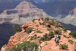 Paradas de ruta en el Gran Cañón