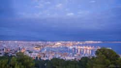 Vista de Palma desde el castillo de Bellver