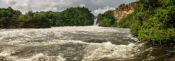 Cataratas Murchison en Uganda, río Nilo